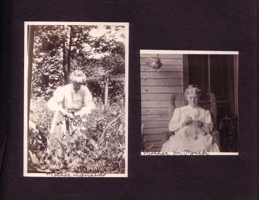 Bowers Family (back row from left: Herbert, Stella, Ethel McKinnery, Ethel Bowers; front row Harley, Ted and Emma Walker)