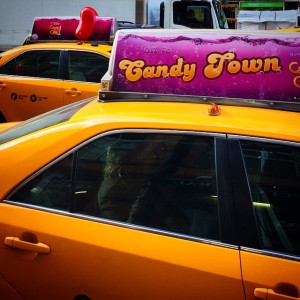 King.com has saturated select cities with branding campaign for Candy Crush Soda Saga - including the tops of yellow cabs in New York City